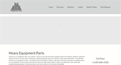 Desktop Screenshot of ckequipmentparts.com